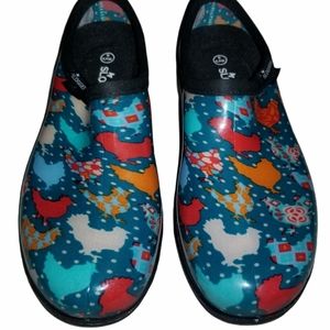 SLOGGERS Chicken print waterproof shoes